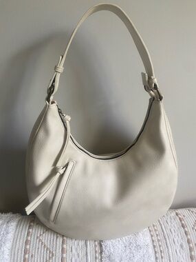 Sonoma Goods For Life Cream Heimana Hobo Shoulder Bag Vegan Leather 🐚